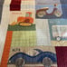 Land Of Nod Vehicles Colors Full Queen Patchwork Comforter Quilt Blanket READ