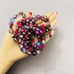 Vintage JOAN RIVERS Multi Strand Torsade Necklace Glass Crystal Pearl Beads 1216