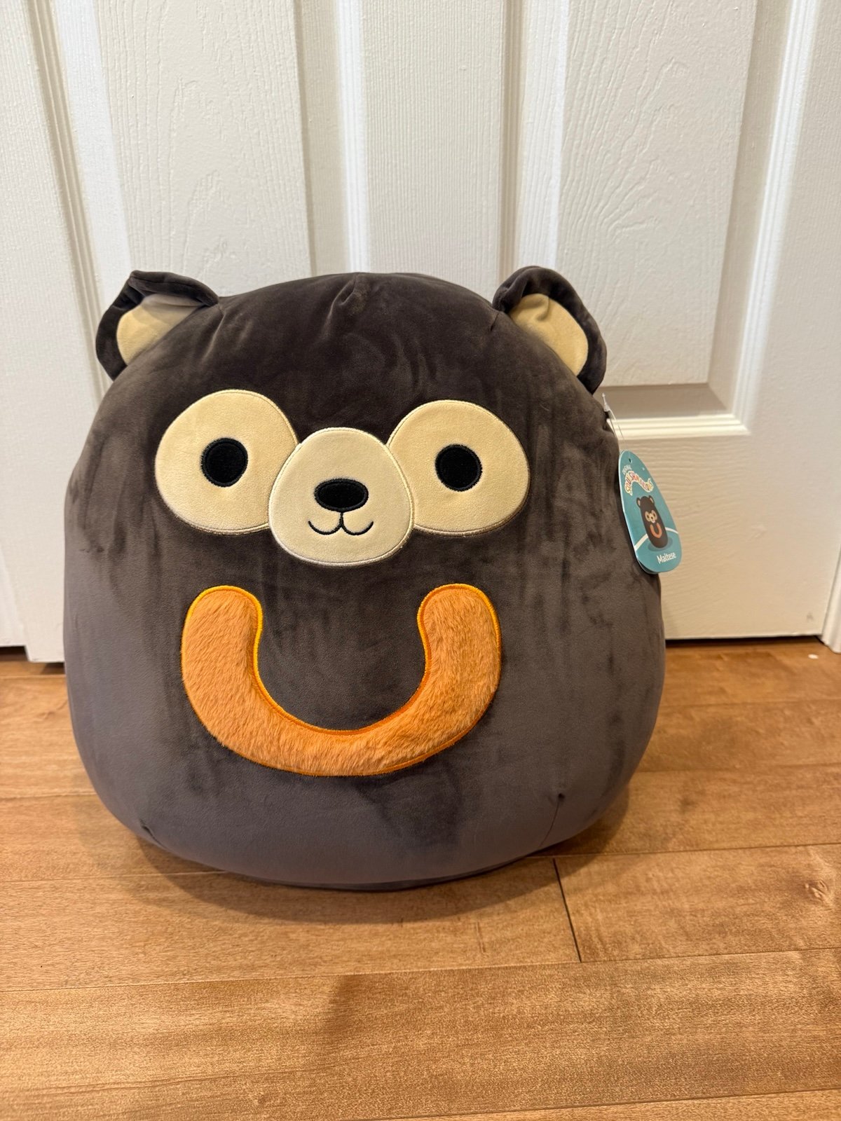 Squishmallow Maltese The Brown Sun Bear Super Rare HTF BNWT 16”
