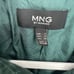 Green Corduroy MNG by Mango Ladies Double Breasted Style Jacket Size 4