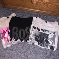 NEVER WORN fifth harmony tour tshirt lot