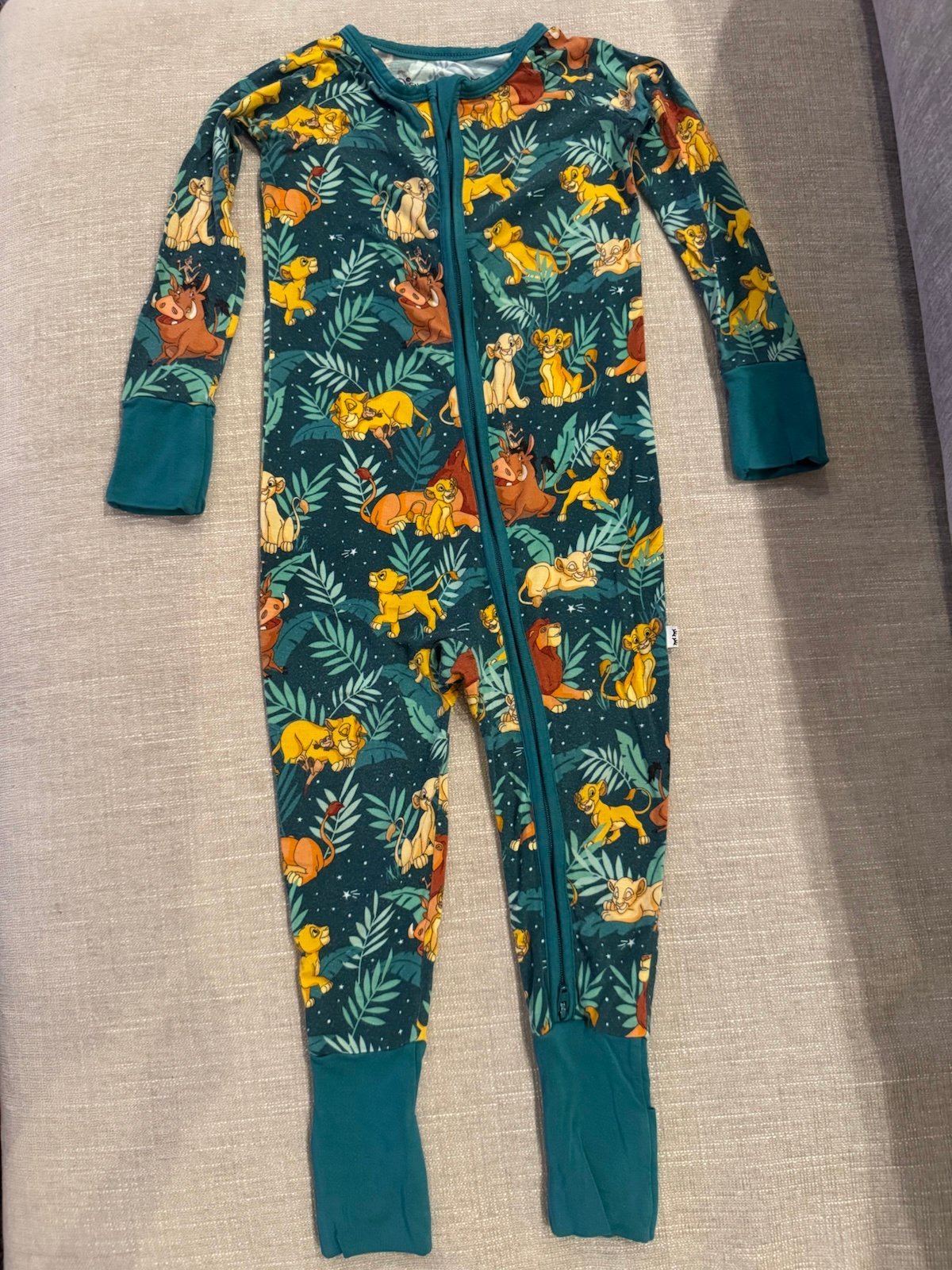 Little Sleepies Simba’s Sky Zippy 12-18 months