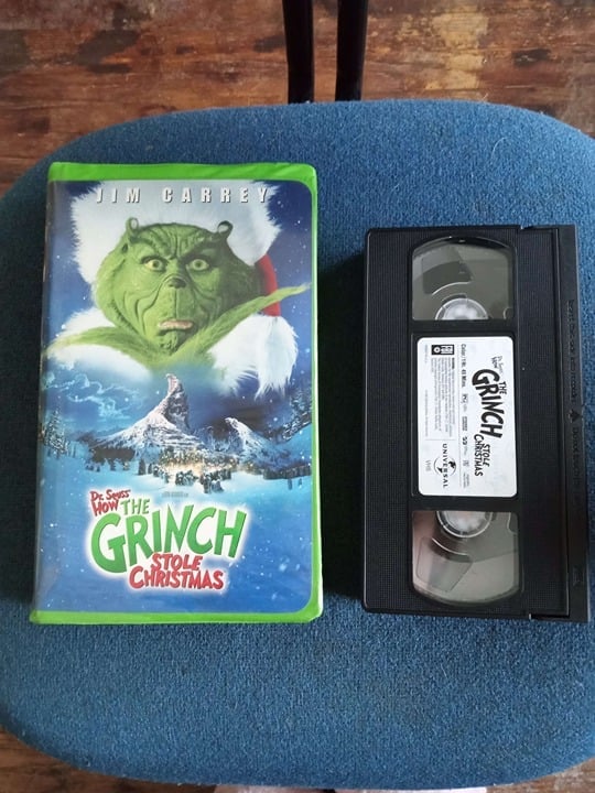 Dr. Seuss' How The Grinch Stole Christmas VHS tape.