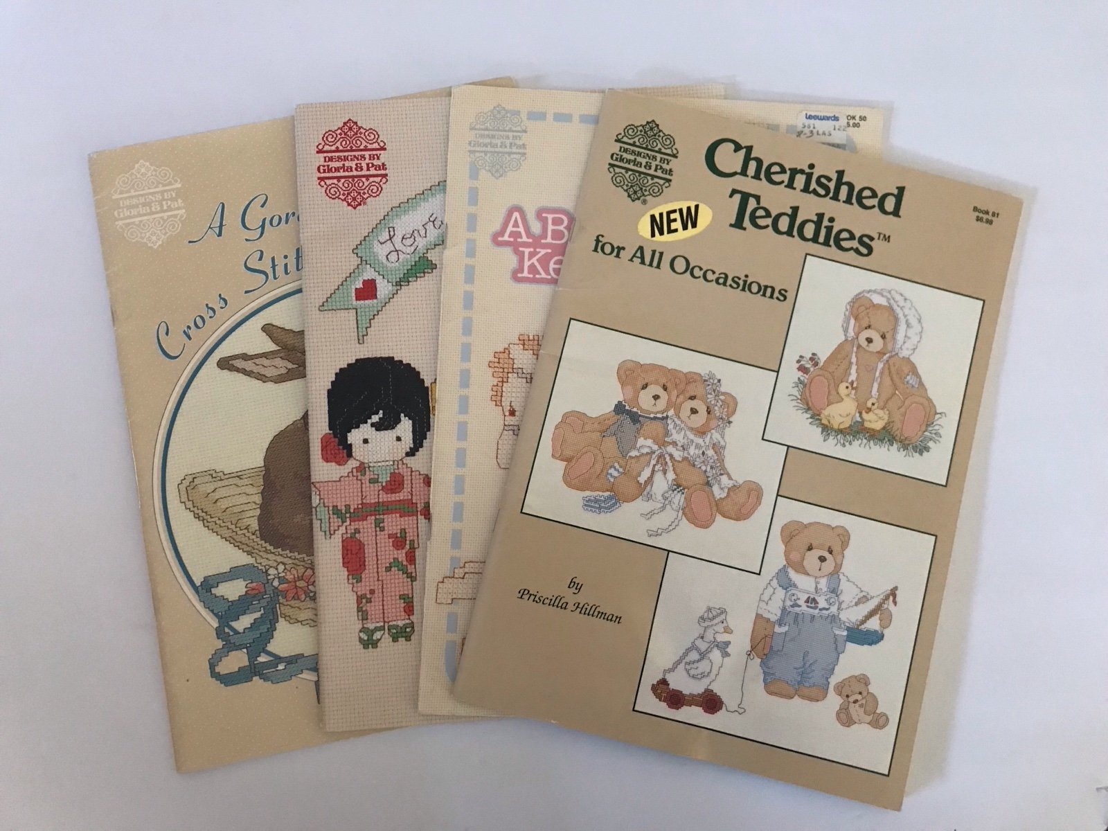 Lot of 4 Designs by Gloria & Pat Cross Stitch Patterns Booklets #42 #50 #65 #81