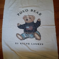 VINTAGE 90'S POLO BEAR BY RALPH LAUREN TOWEL