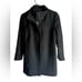Talbots Black wool blend coat size womens 4