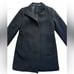 Talbots Black wool blend coat size womens 4