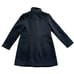 Talbots Black wool blend coat size womens 4