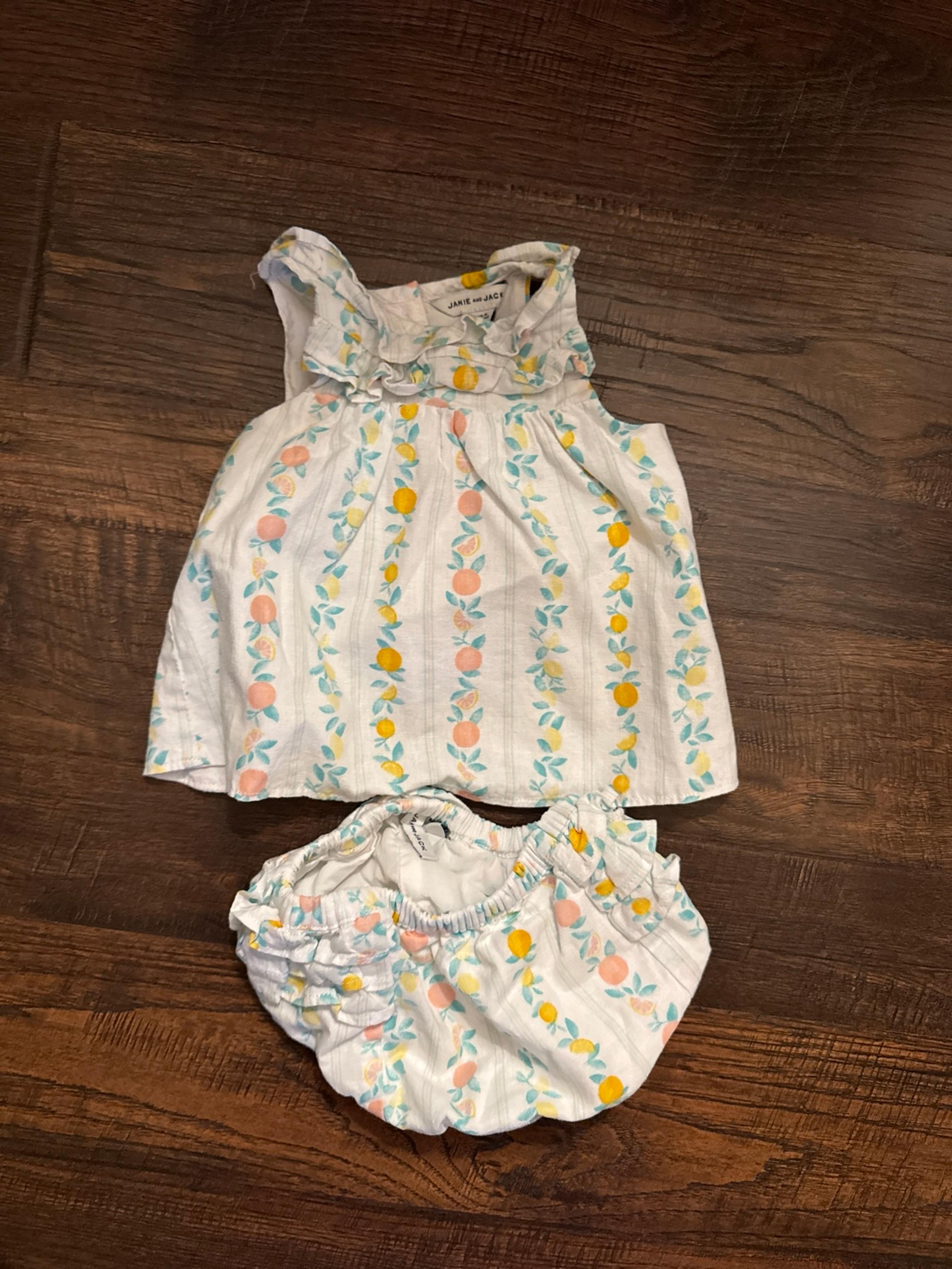 Janie and Jack 0-3 summer outfit