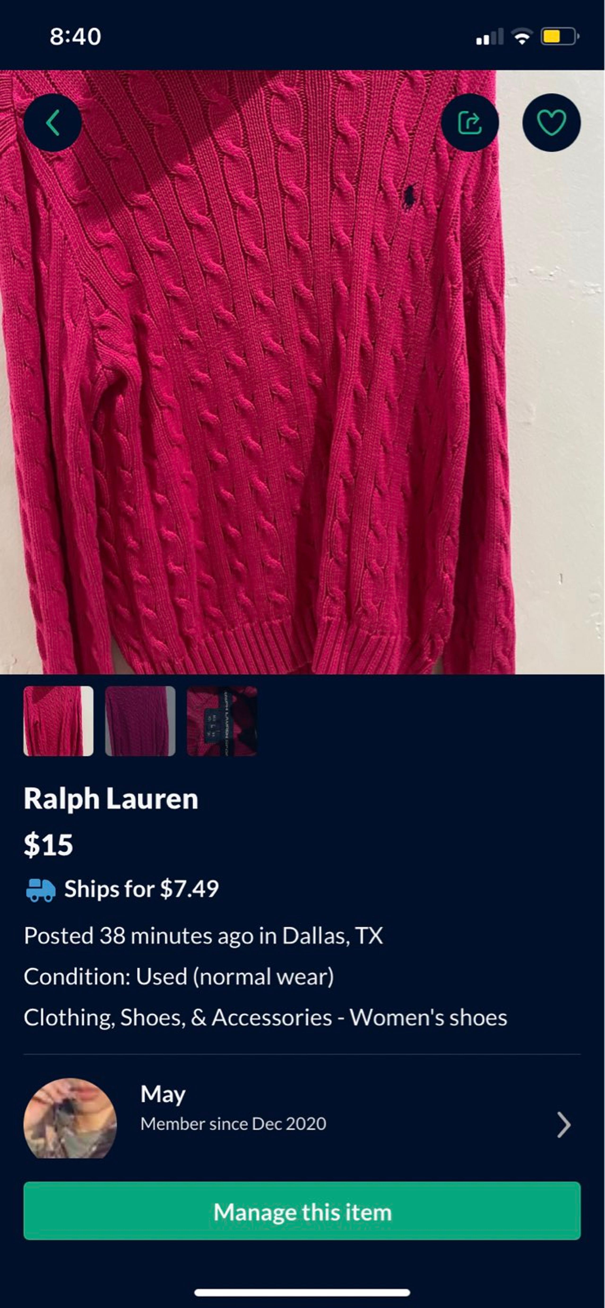 Ralph Lauren sweater
