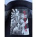 Muchacha Sz 4 Studded Jacket Rabbit Skin Leather Wool Black Full Zip Asymmetric