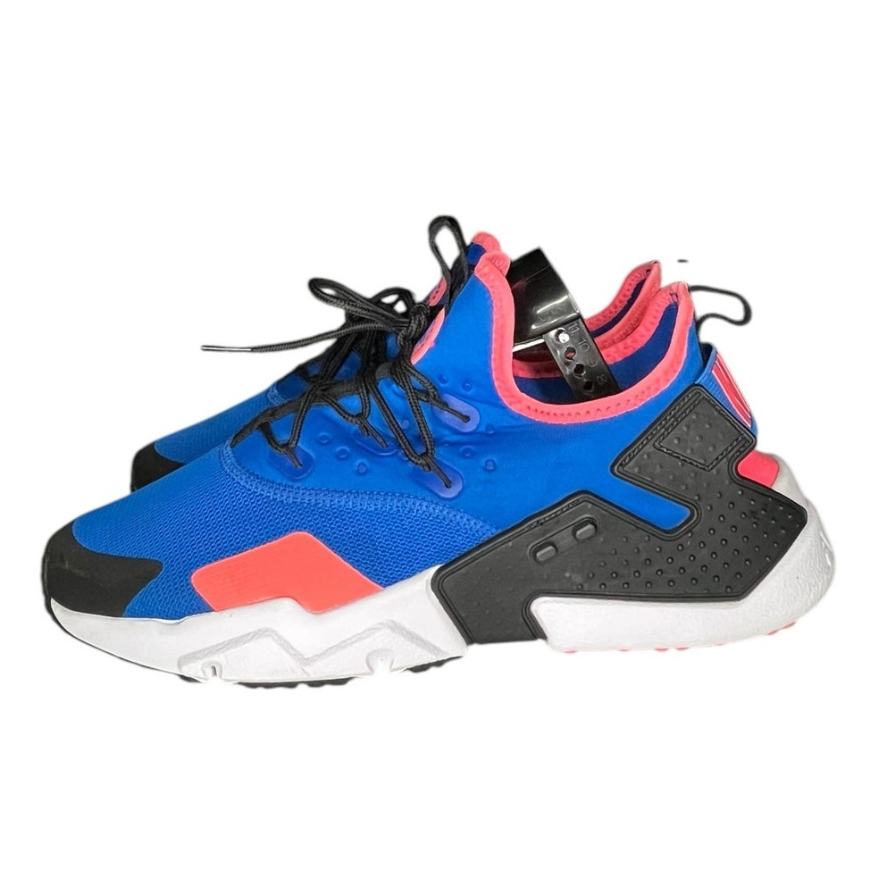 Nike Air Huarache Drift Blue 'Nebula' Black White AH7334-403 EUC Size 9.5