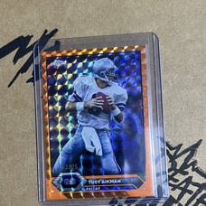 2024 TOPPS COMPOSITE CHROME TROY AIKMAN ORANGE GEOMETRIC /25 COWBOYS EM6