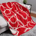 Reversible Baseball Patterned Throw Blanket