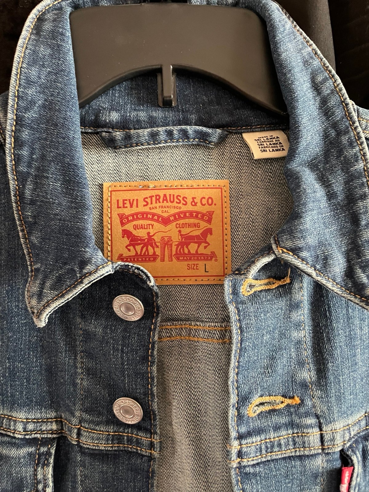 Brand new denim Levi jacket