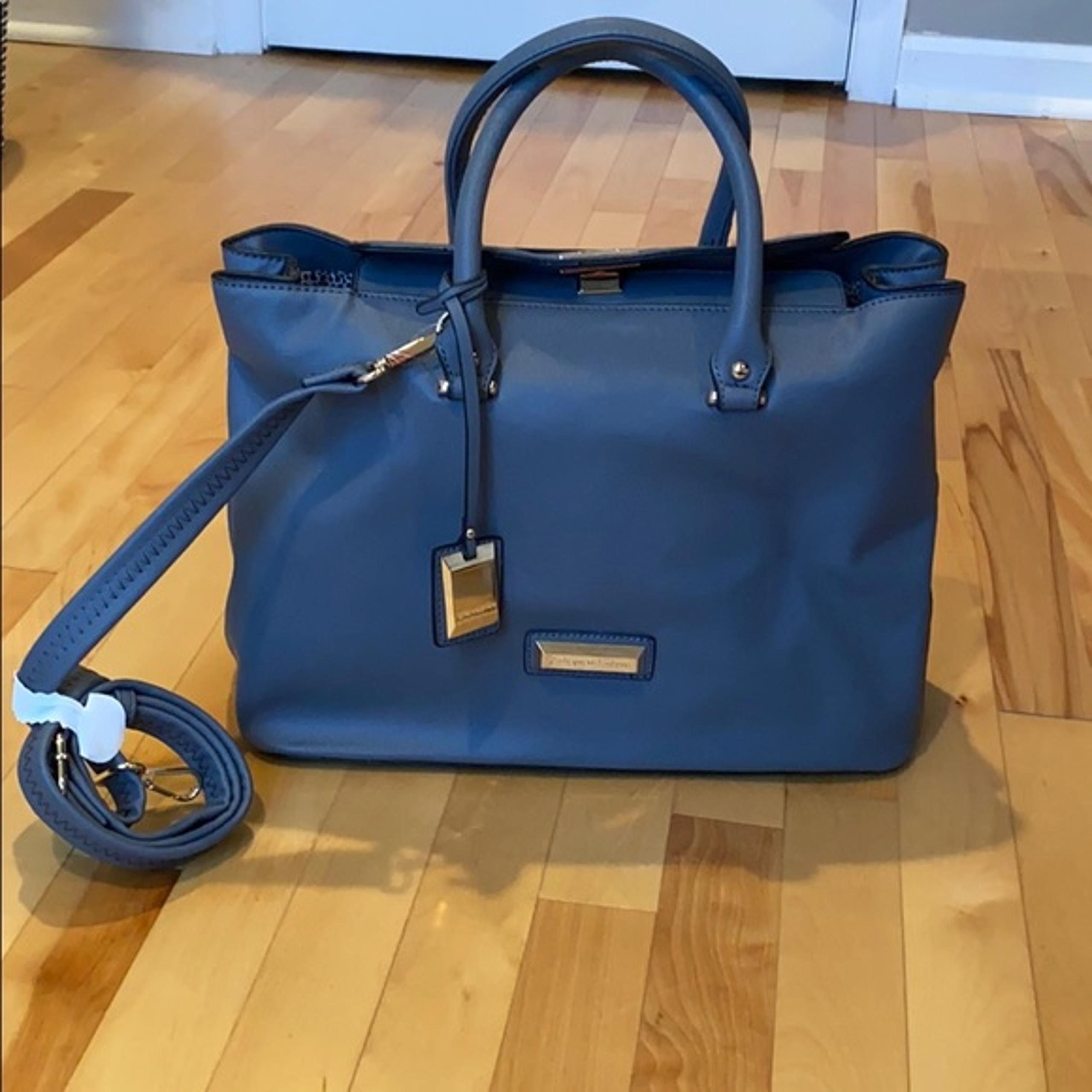 Catherine Malandrino Gray Tote Faux Leather