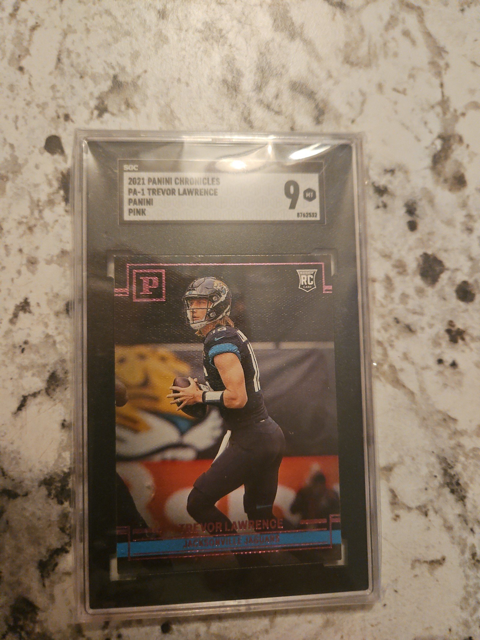 2021 Trevor Lawrence Pink SGC9 MT
