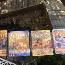 Mary Englebreit set of 4 Seasons books Autumn Winter Spring Summer recipes decor