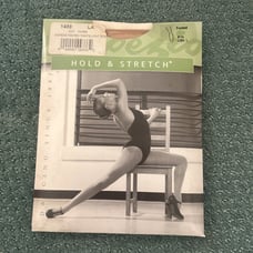 10pairs*Capezio hold&stretch LIGHT SUNTAN, L