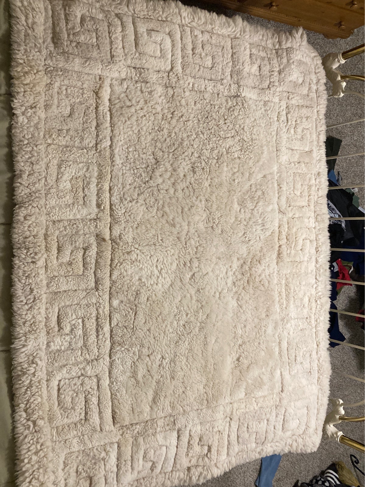 Alpaca bedspread 74 x 47 lined