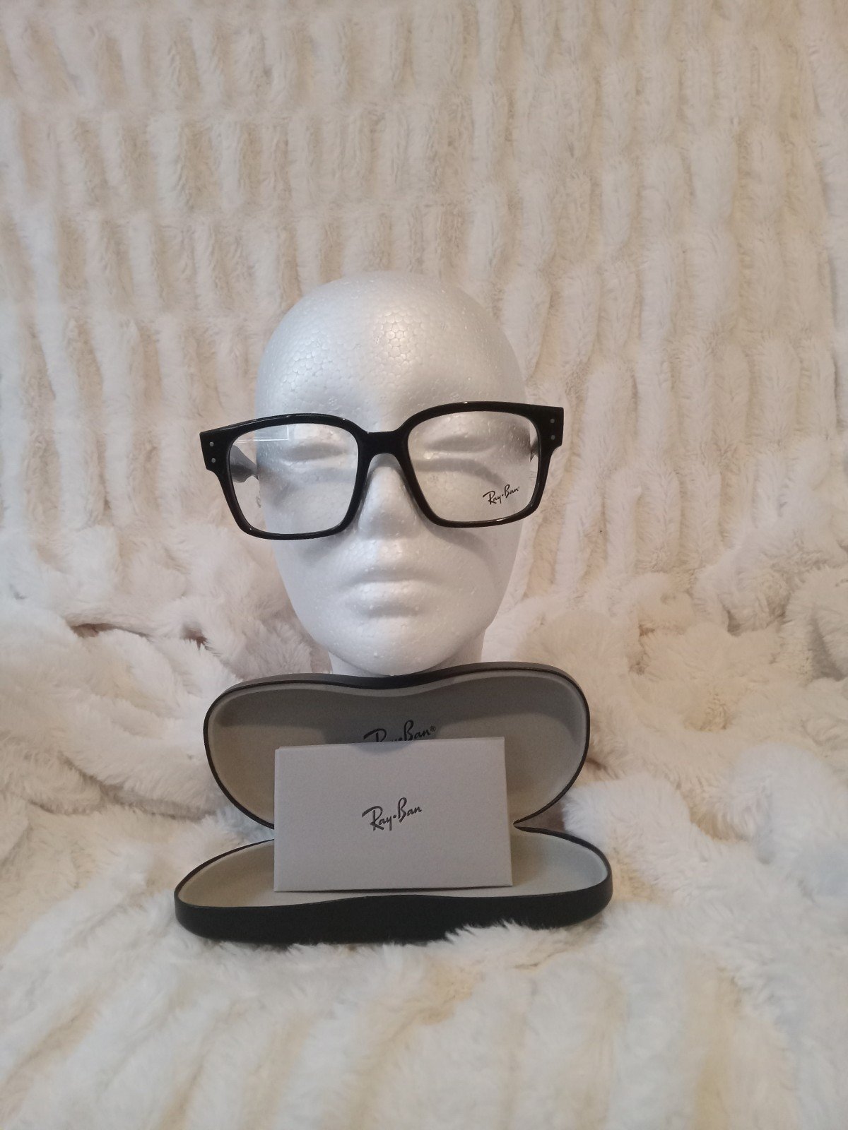 Ray-Ban Black Glasses with Case