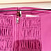 GANNI Summer Sleeveless Beaded Strapless Crop Smocked Back Fuchsia Pink Top