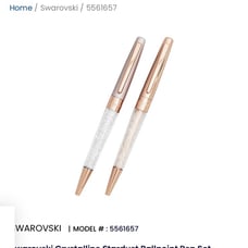 swarovski crystalline stardust pen set 2