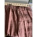 FLAX Linen 2-Piece Outfit Capri Lagenlook Orange Peach Size S/M Beach Resort