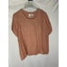 FLAX Linen 2-Piece Outfit Capri Lagenlook Orange Peach Size S/M Beach Resort