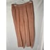 FLAX Linen 2-Piece Outfit Capri Lagenlook Orange Peach Size S/M Beach Resort