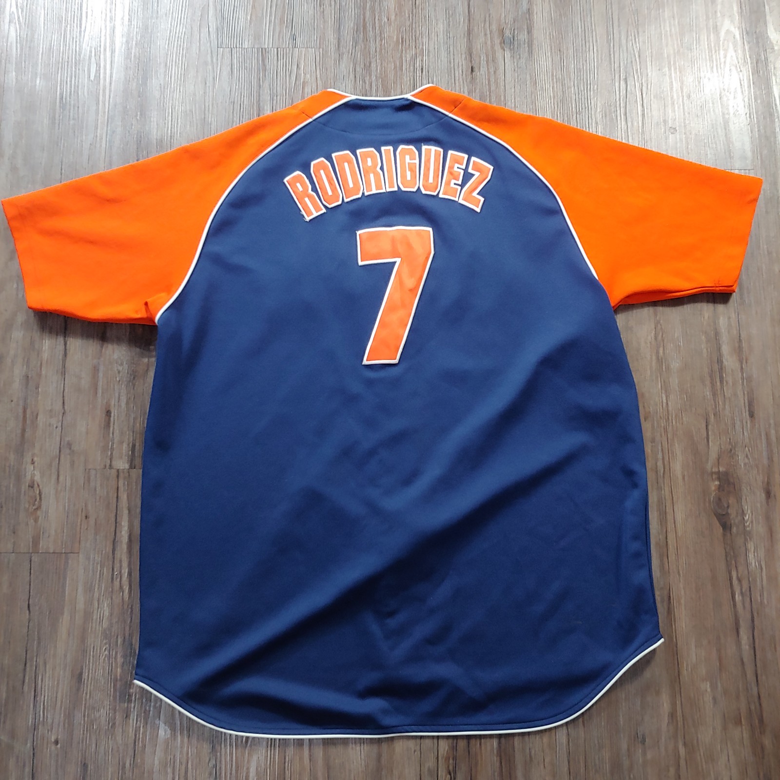 IVAN PUDGE RODRIGUEZ #7 JERSEY MLB baseball DETROIT TIGERS jersey Sz 2XL