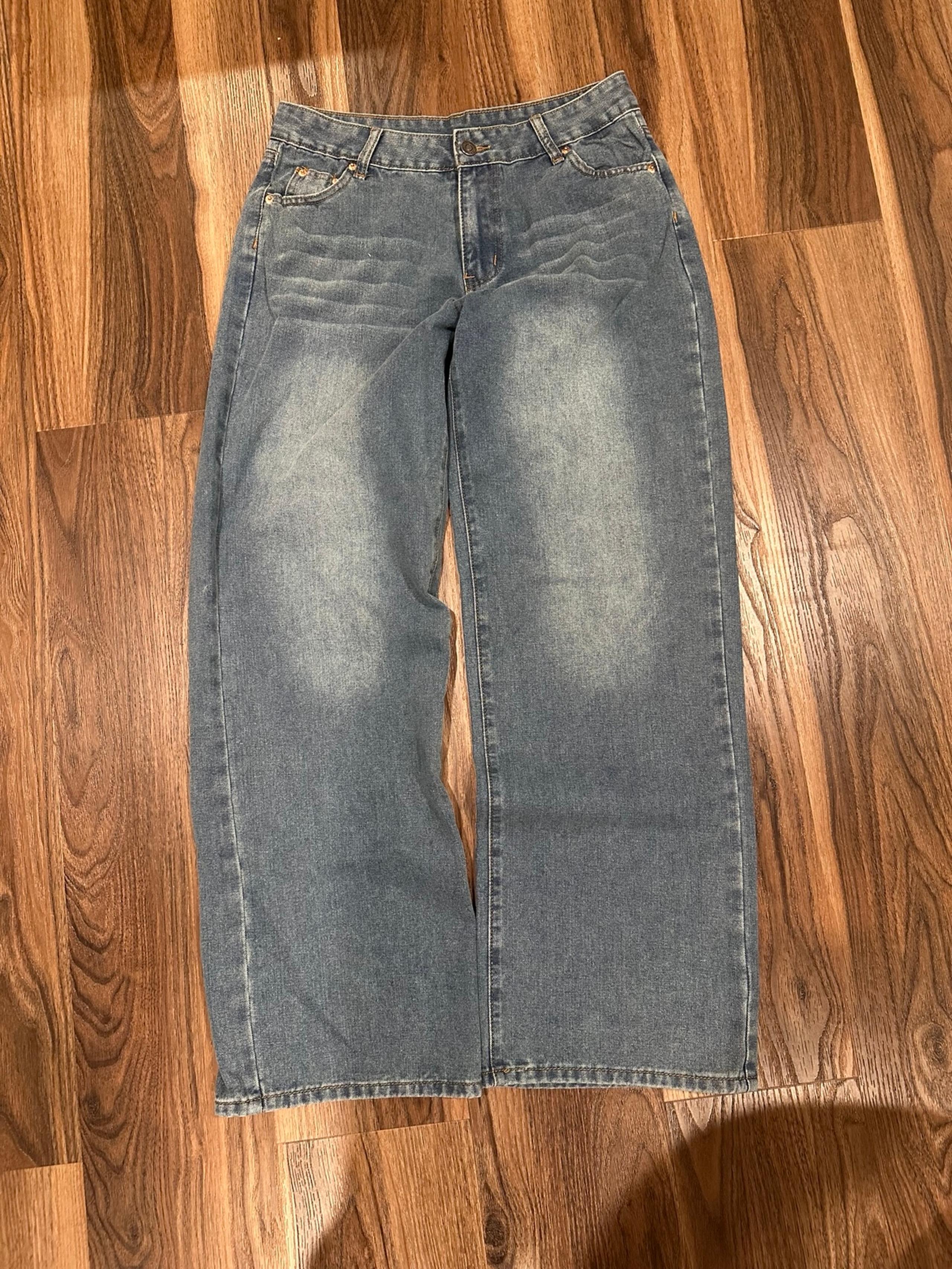 Blue baggy denim jeans 30x30