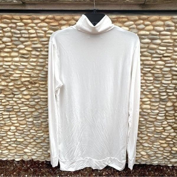 AMBUSH♦Prnt Turtlnk Sn99 Ambush White Logo Jersey Turtleneck Size Large (3) Excellent