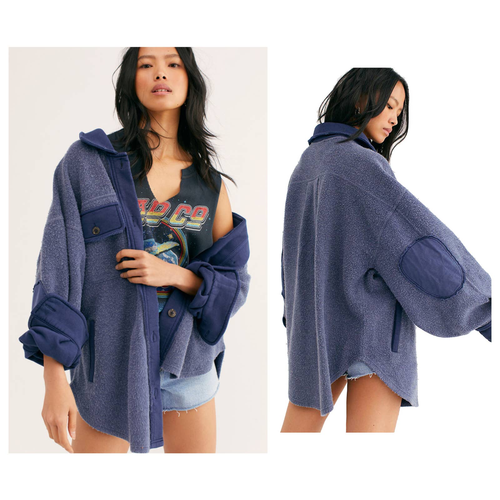 FREE PEOPLE Ruby Jacket In Indigo (M)