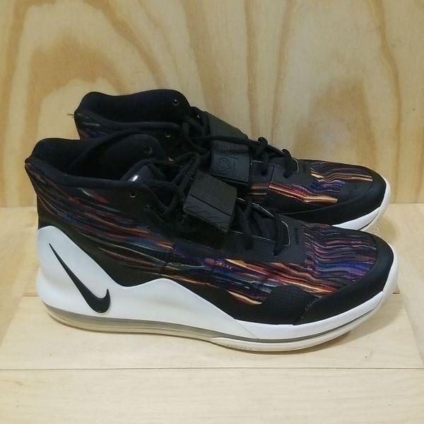 Nike Air Force Max Black Multicolor High Tops AR0974-100 Mens Size 12