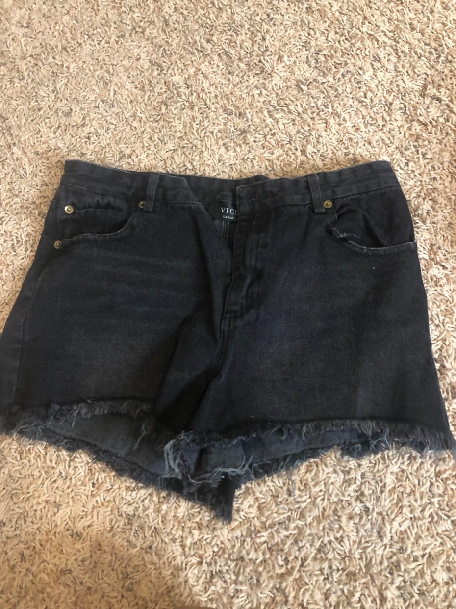 Vici Dolls Black Denim Shorts