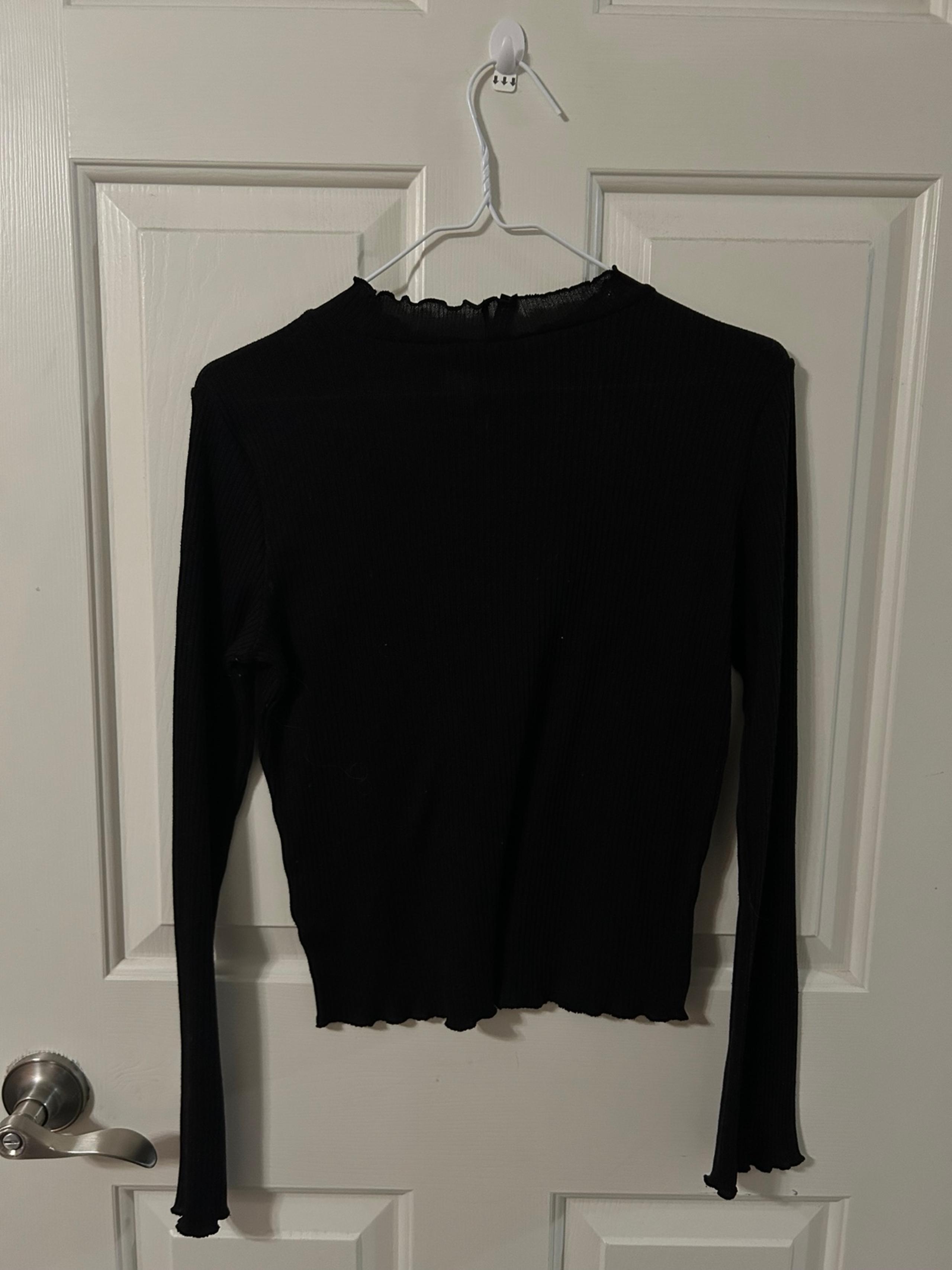 Black H&M low turtleneck