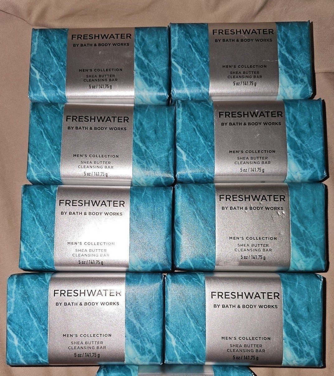 10 Bath and Body Works Fresh Water Shea Butter Cleaning Bars. Freshwater