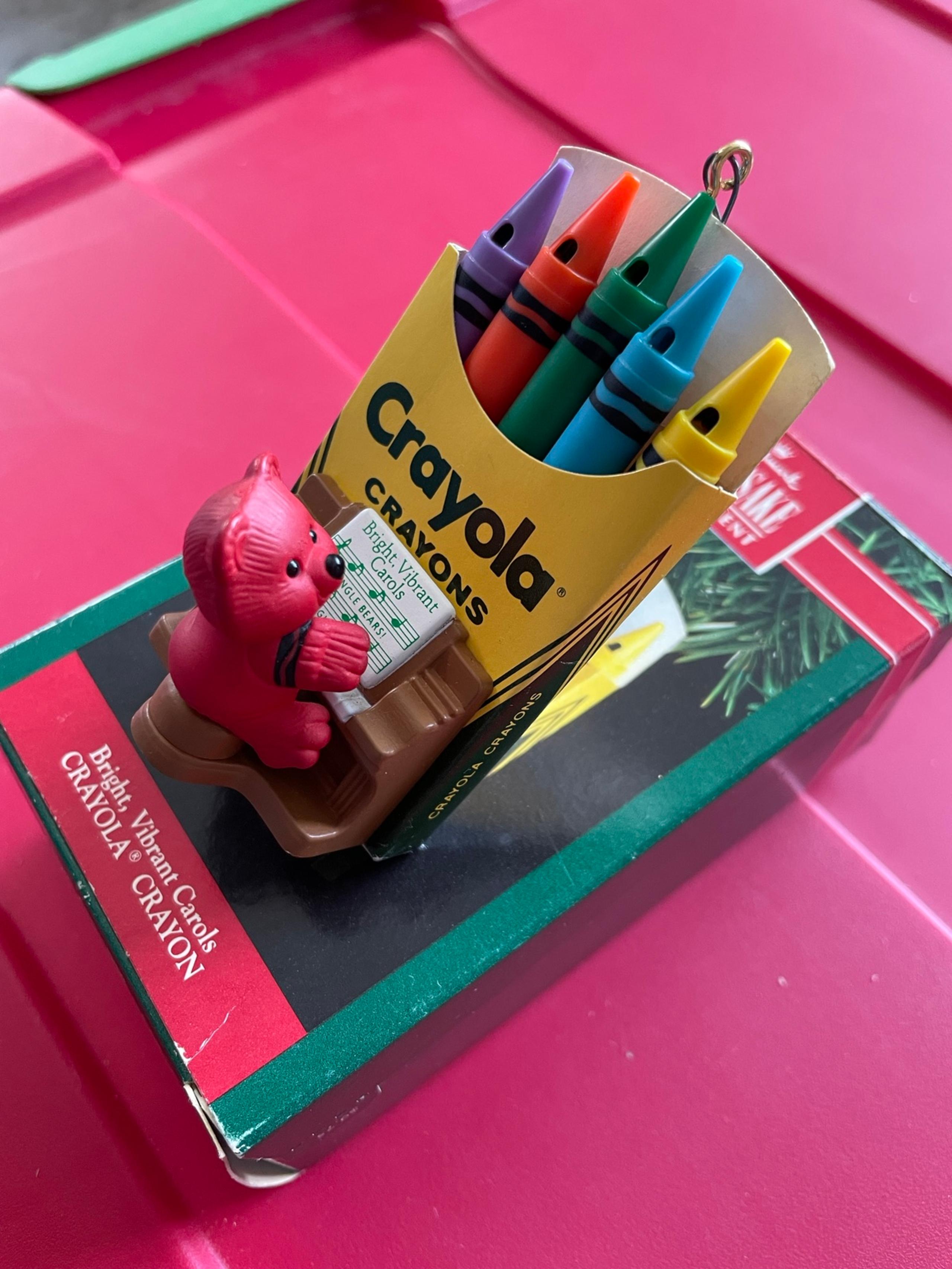 Vintage 1991 Crayola Ornament