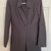 Vintage pinstripe sheath dress and matching long jacket