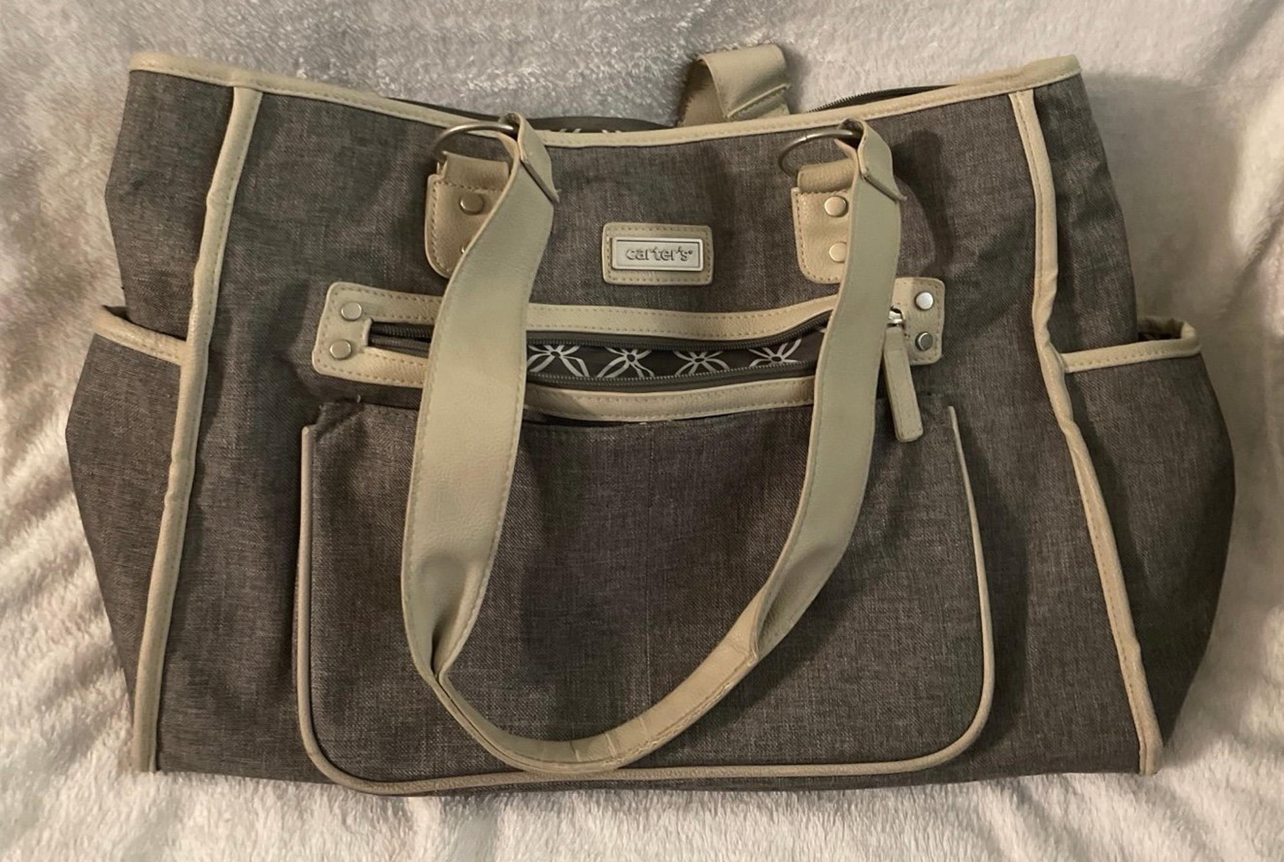 Duffel-style Diaper Bag. By Carters (smoke free home)