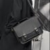 Black Leather Shoulder Messenger Bag