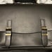 Black Leather Shoulder Messenger Bag