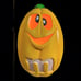 VTG 1999 Trendmasters M&M yellow peanut pumpkin Jack o lantern Halloween