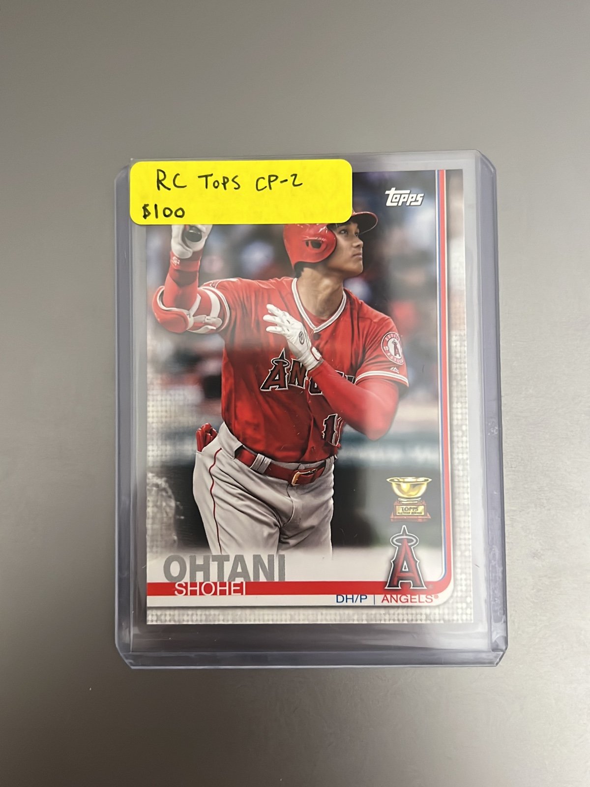 Shohei Ohtani 2019 Topps clear travel CP-2 RC