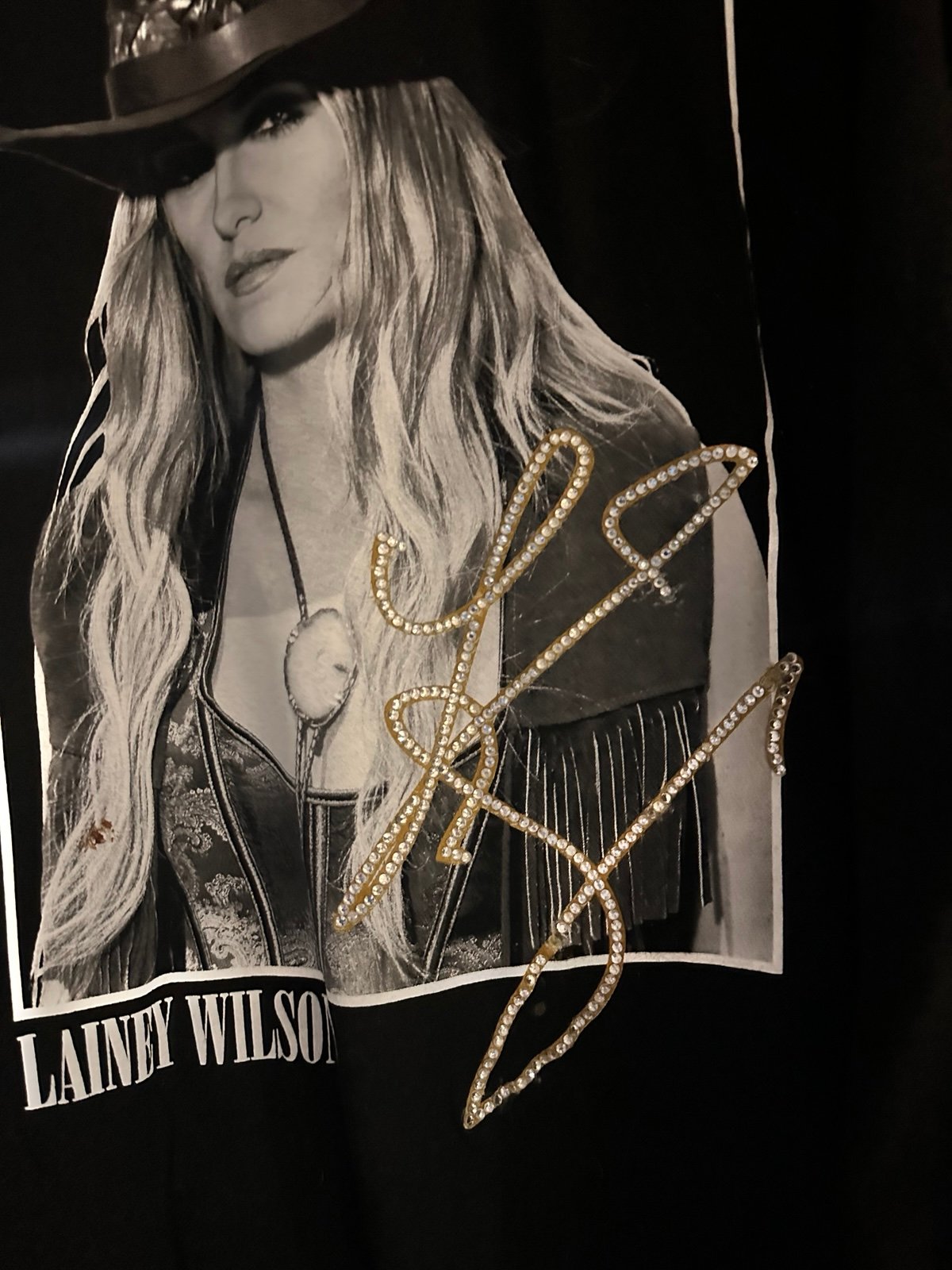 Lainey Wilson rhinestone concert shirt 1 of a kind sz 2x