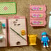 Playmobil Vintage Victorian doll house bathroom parts/people