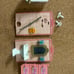 Playmobil Vintage Victorian doll house bathroom parts/people