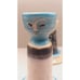 Arts and Crafts Studio Art Pottery Picasso Style Man & Woman Candlestick Set