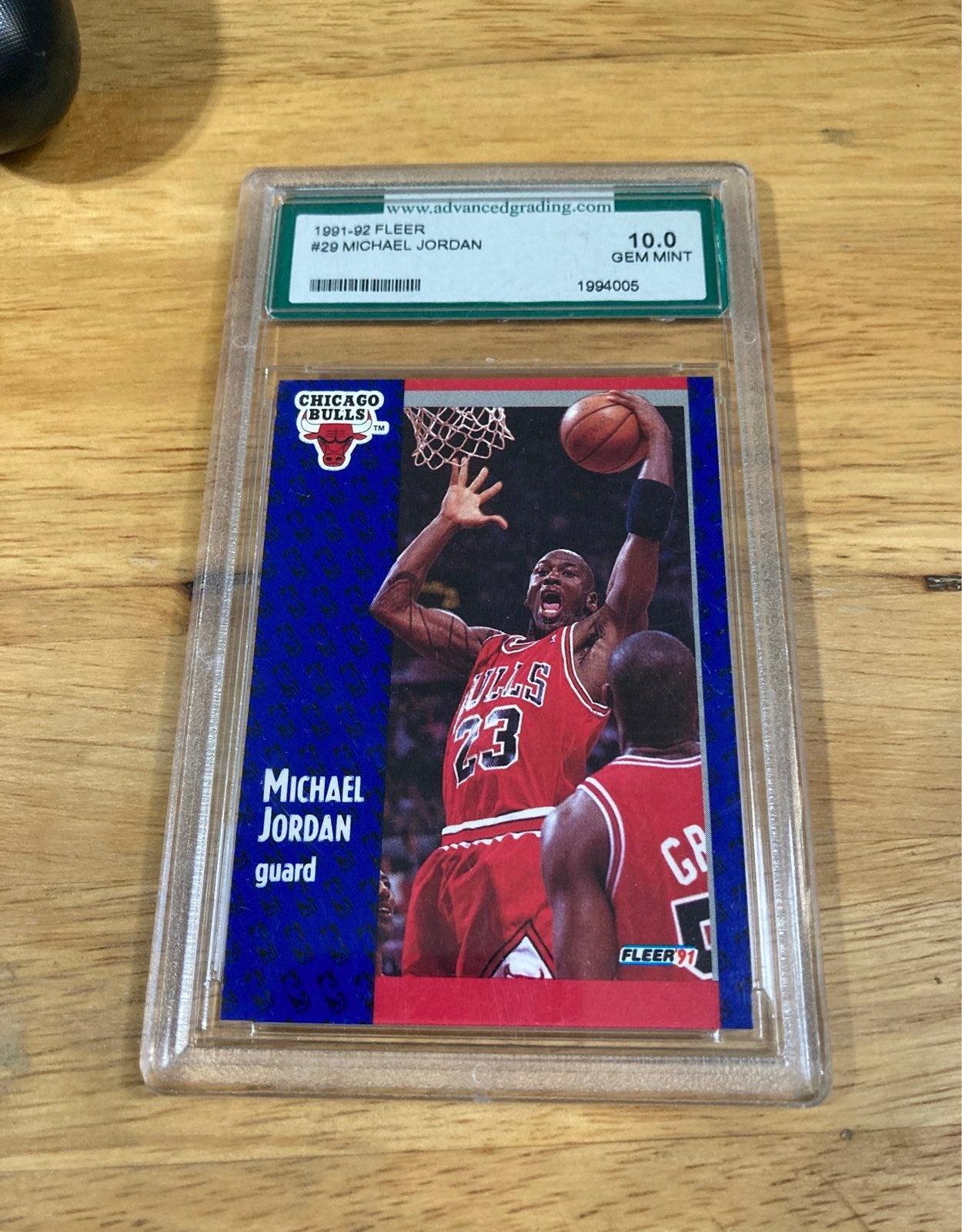 Graded Michael Jordan 91 fleer
